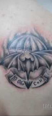 Intelligencia tetoválás - denevér 2019.11.24. №3048 -denevér tetoválás