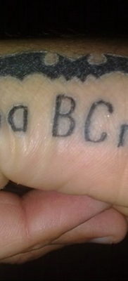 Intelligencia tetoválás - denevér 2019.11.24. № 2061 -denevér tetoválás