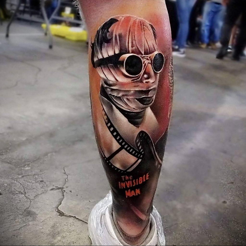 Tatuaż z niewidzialnym mężczyzną - zdjęcie do rysowania tatuażu na stronie 11