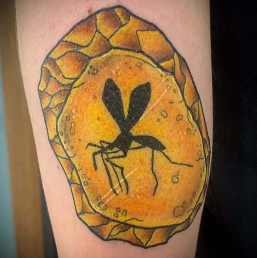 Zdjęcie tatuażu komara 25.04.2020 №052 -tatuaż komara-