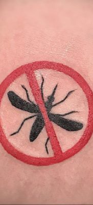 Zdjęcie tatuażu komara 25.04.2020 №013 -tatuaż komara-