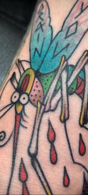 Zdjęcie tatuażu komara 25.04.2020 №011 -tatuaż komara-
