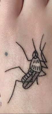Zdjęcie tatuażu komara 25.04.2020 №009 -tatuaż komara-