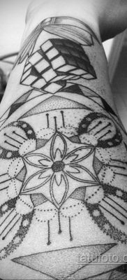 Zdjęcie Tattoo with Rubik's Cube 16.05.2020 №066 -Rubik Cube Tattoo-