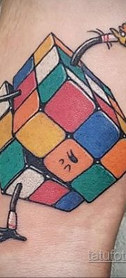 Zdjęcie Tattoo with Rubik's Cube 16.05.2020 №050 -Rubik Cube Tattoo-
