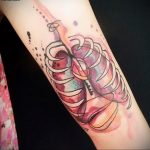 Zdjęcie tatuażu z ludzkimi płucami 23.03.2020 №033 -tatuaże płuc-