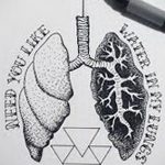 Zdjęcie tatuażu z ludzkimi płucami 23.03.2020 №057 -tatuaże płuc-