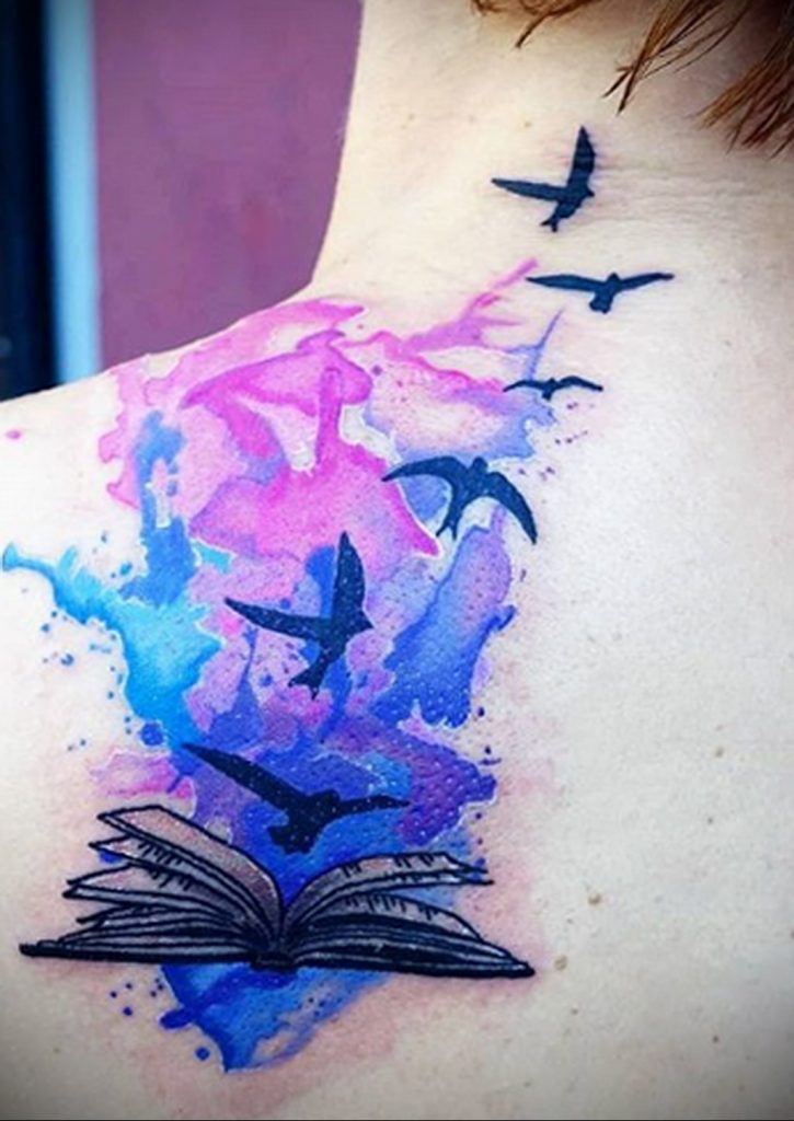 Książka tatuaż na dzień książki dla dzieci 04.02.2020 №099 -book day tattoo-