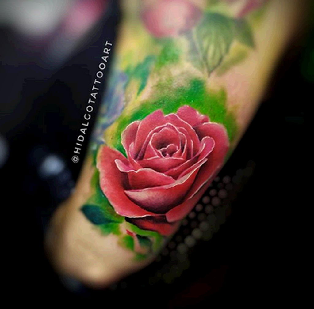 Przykładowe zdjęcie tatuażu z różą na Walentynki ze strony 3