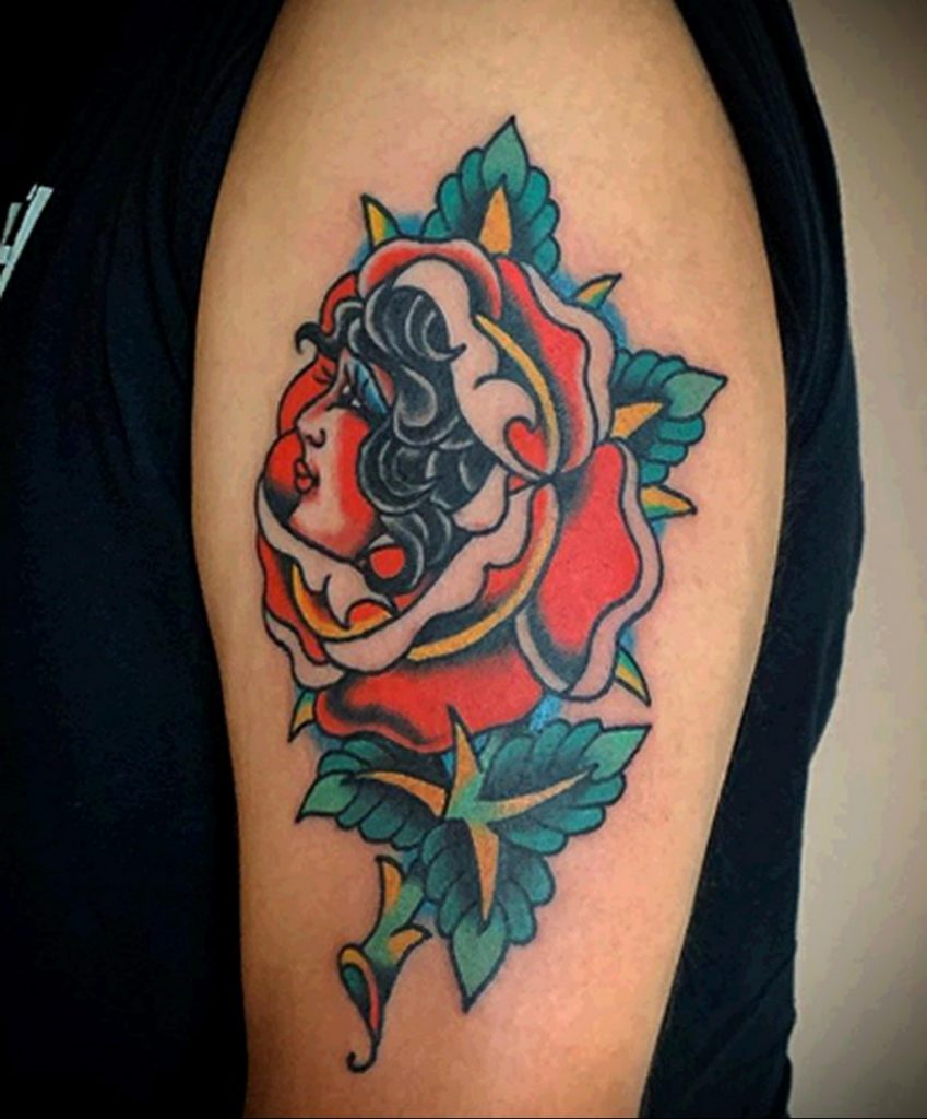 Przykładowe zdjęcie tatuażu z różą na Walentynki ze strony 9
