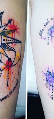 Zdjęcie tatuażu ze słońcem 02.05.2020 №129 -sun tattoo-