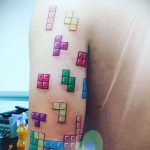 Fénykép tetrisről tetrivel 07/18/2020 №060 -tetris tetoválás