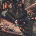Photo of the tattoo artist at work 11/16/2020 №016 -tattoo artist at work-