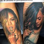 снимка на татуировката на Риана от 23.09.2017 г. №002 - татуировки на риана -