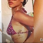 снимка на татуировката на Риана от 23.09.2017 г. №003 - татуировки на риана -