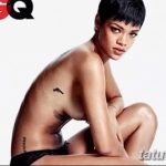 снимка на татуировката на Риана от 23.09.2017 г. # 018 - татуировки на риана -