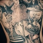 Fantasy tetoválás - Gandalf the Grey a Gyűrűk Urából