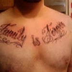 Tatuaże na piersi dla mężczyzn 11