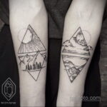 alkar tetoválás geometria 2020.10.25. № 002 -alkar tetoválás -