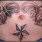 tetoválás a hasi férfiakon 1