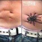 tetoválás a hegen az ember hasán 3