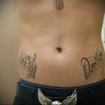 tetoválás a hasas fickón - jegyzetek