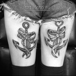 horgonyok és íjak tetoválás lányoknak - old school tetoválás