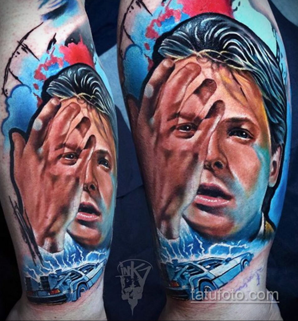 Film o tatuażu POWRÓT DO PRZYSZŁOŚCI 26.10.2020 №023 -powrót do przyszłości tatuaż-