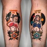 Zdjęcie tatuażu o boksie 22.07.2020 №072 -tatuaż bokserski-