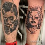 Zdjęcie tatuażu z Elvisem Presleyem 15.08.2020 №089 -Tatuaż Elvisa Presleya-