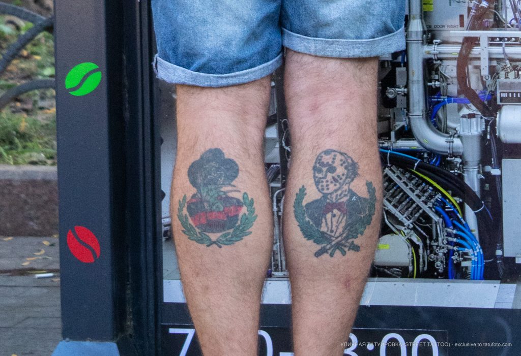 وشم فريدي كروجر أسفل ساق الرجل - 09/17/2020 - 2