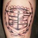 Fénykép tetoválásról emblémával 03/15/2020 №062 -tetoválás embléma-