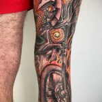 صورة وشم بدراجة نارية 08/29/2020 №009-وشم موتو-