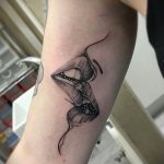 Zdjęcie tatuażu z pocałunkiem 06.07.2020 №076 -pocałunek tatuaż-