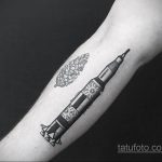 Zdjęcie tatuażu z rakietą 07.08.2020 №058 -tatuaż rakietowy-
