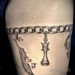 Zdjęcie tatuażu z szachami 20.07.2020 №052 -tatuaż szachowy-