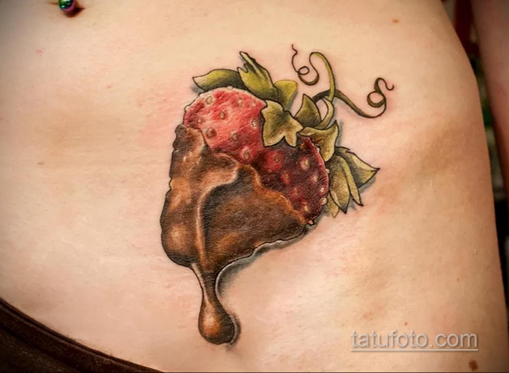 Zdjęcie tatuażu z czekoladą 06.07.2021 №064 - czekolada do tatuażu -