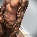 Rysunek tatuażu słonia - opcja 30.11.2020 №401 -tatuaż słonia-