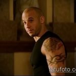 Снимка на Vin Diesel Tattoo - 16062017 - Пример - 004 Vin Diesel Tattoo