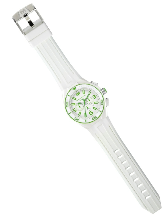 Ručné hodinky vysokej kvality Techno Marine Cruise White Vision zelenej farby