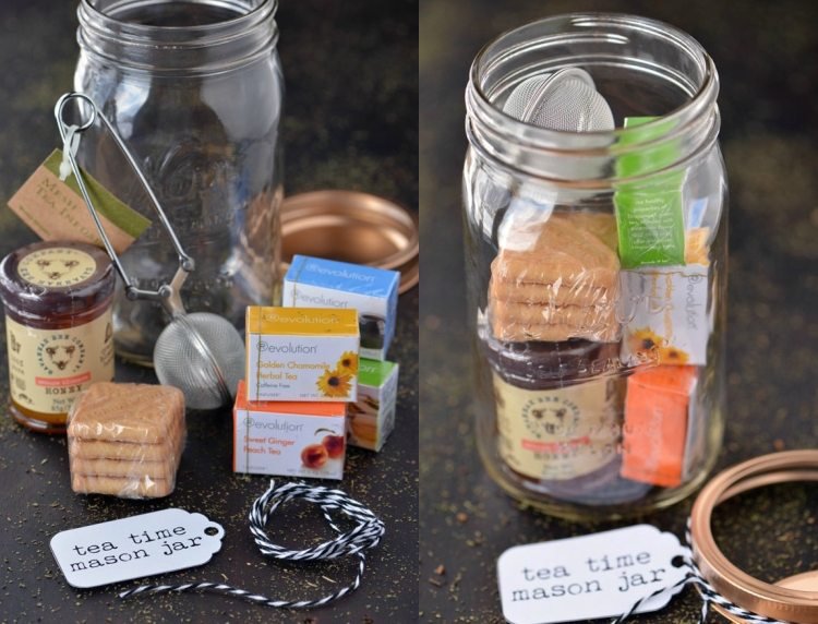 Čajové darčeky na Vianoce Čajové darčeky na vianočný pohár nápad