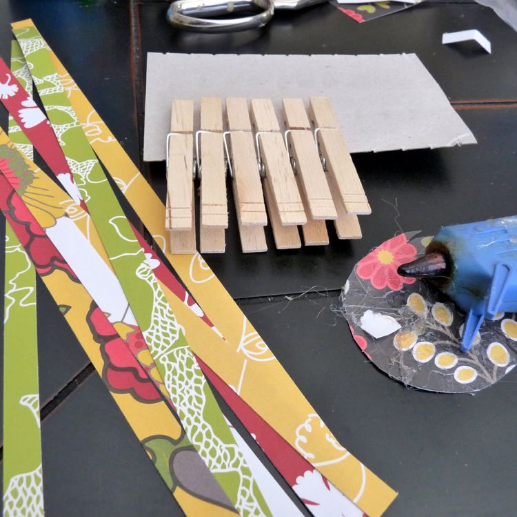 čajové darčeky vianočné diy návody čajové vrecúška štipce na bielizeň