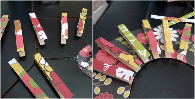 čajové darčeky vianočný veniec čajové vrecúška štipce na bielizeň