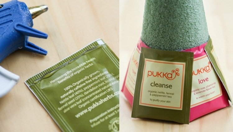 čajové darčeky vianočný stromček čajové vrecúška