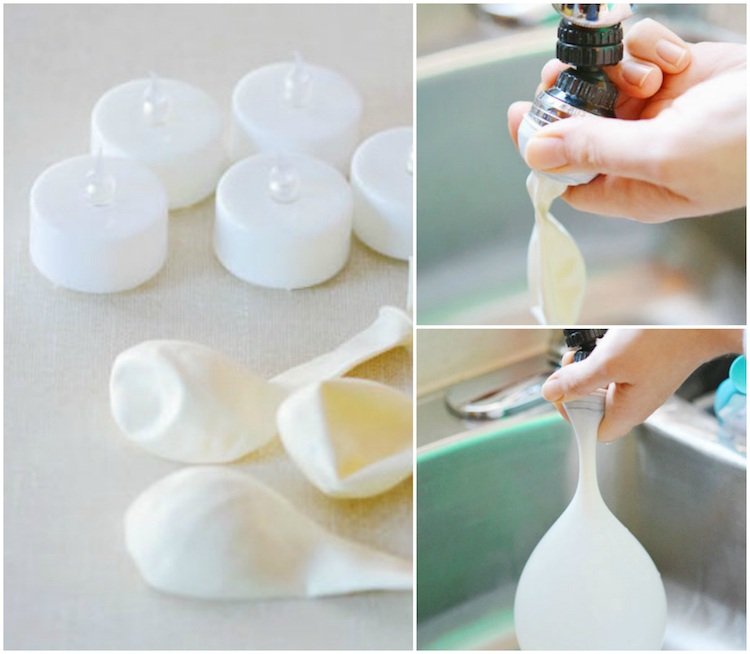 čajová sviečka ručný detský balón s ľadovou guličkou návod na výrobu