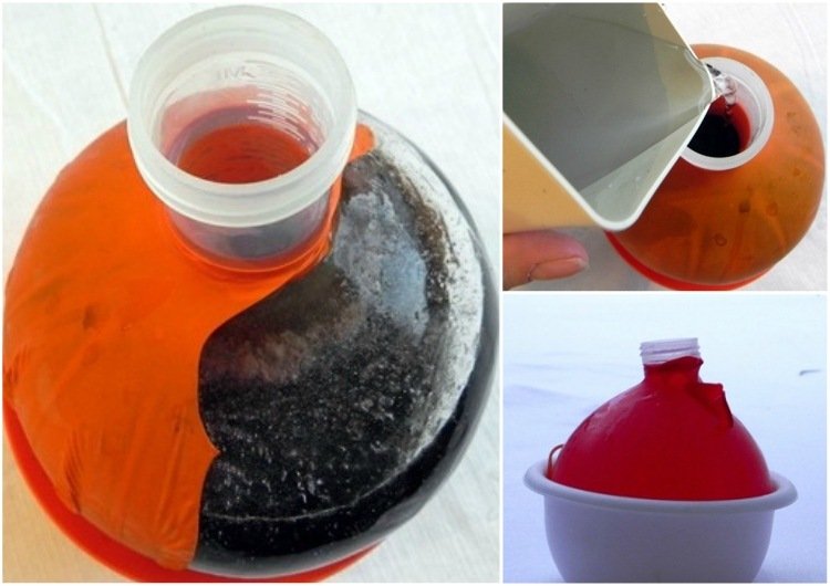 čajová sviečka ručné deti plnia ľadový balón