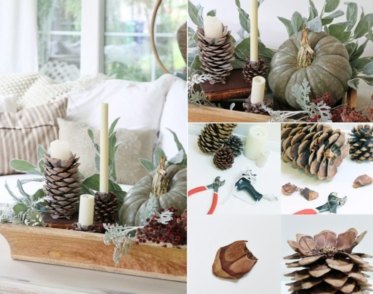 Vyrobte si svietniky na čajové sviečky a stolové sviečky sami