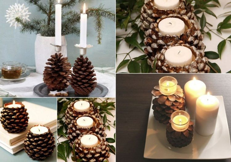 Nápady na ručné práce na jeseň - vyrobte si vlastný držiak na čajovú sviečku