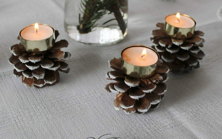 Výroba čajových sviečok z šišiek - jednoduchý návod na kreatívne dekorácie na stôl