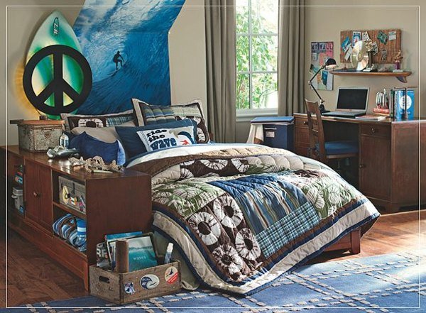 tematická izba pre modré more, teenageri